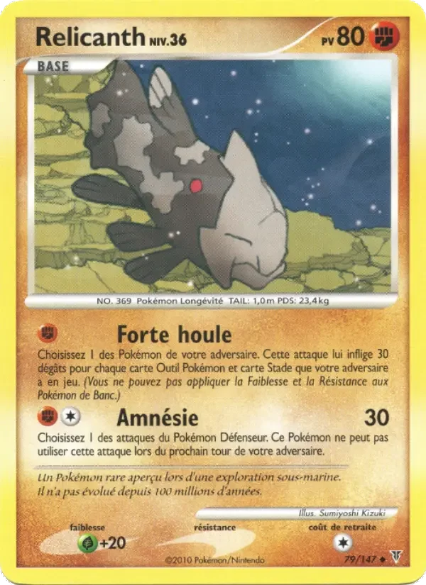 Carte Relicanth