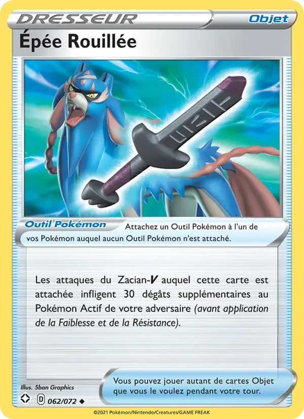 Carte Épée Rouillée
