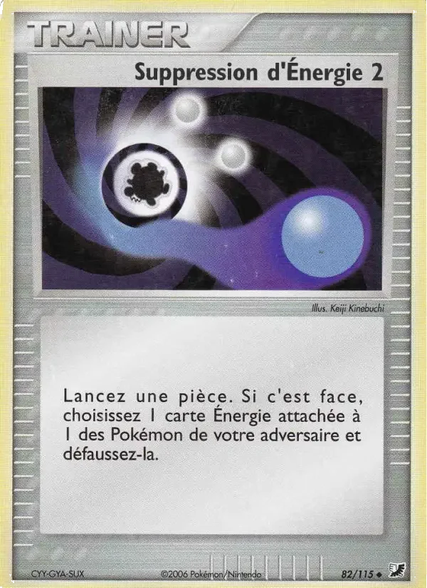 Carte Suppression d'Énergie 2