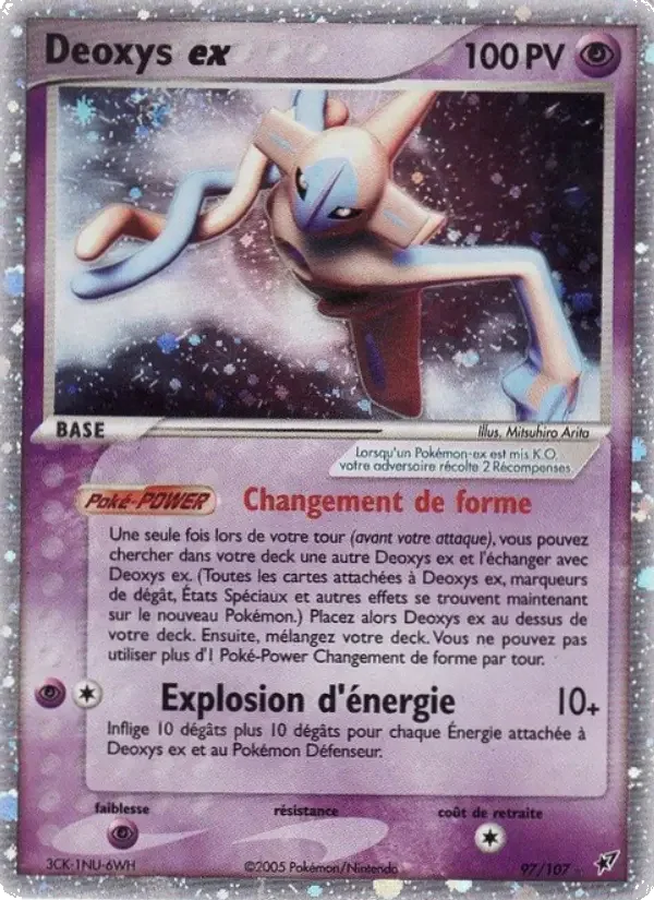 Carte Deoxys ex