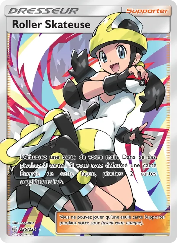 Carte Pokémon Roller Skateuse — Éclipse Cosmique