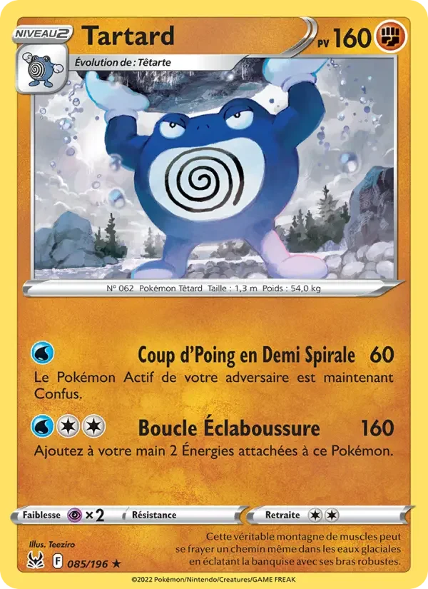 Carte Pokémon Tartard — Origine Perdue