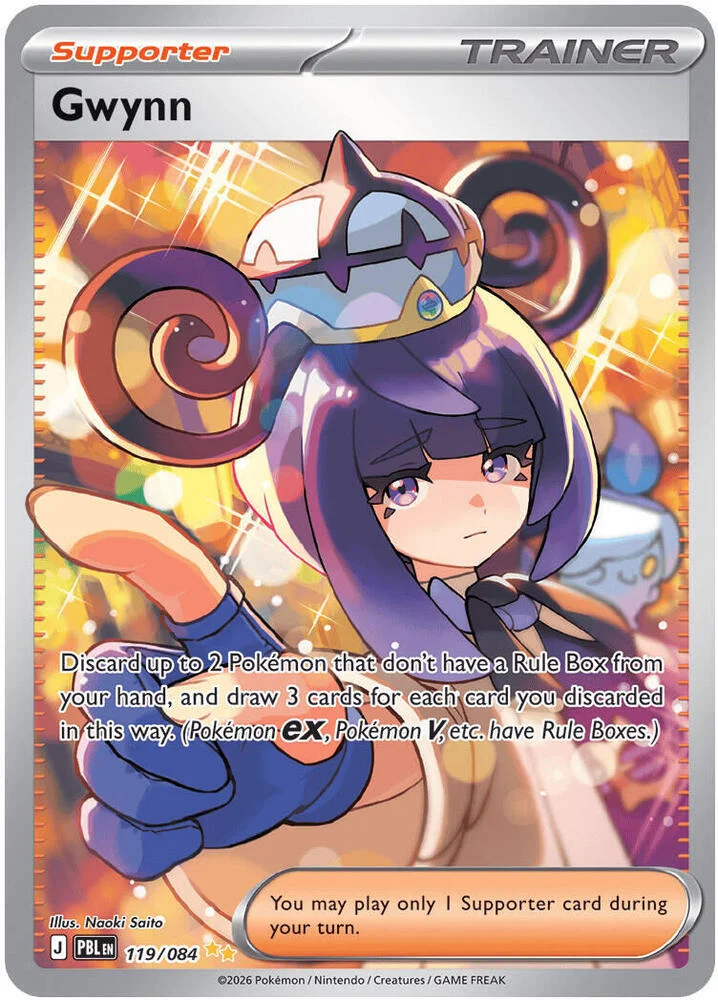 Carte Pokémon Gwynn — Nuit Noire