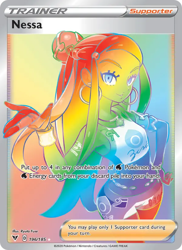 Carte Pokémon Nessa — Promos Épée et Bouclier