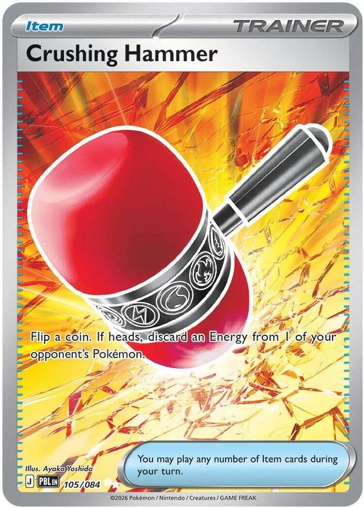Carte Pokémon Crushing Hammer — Nuit Noire