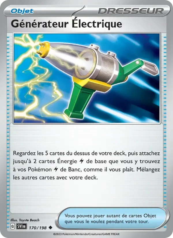 Carte Générateur Électrique