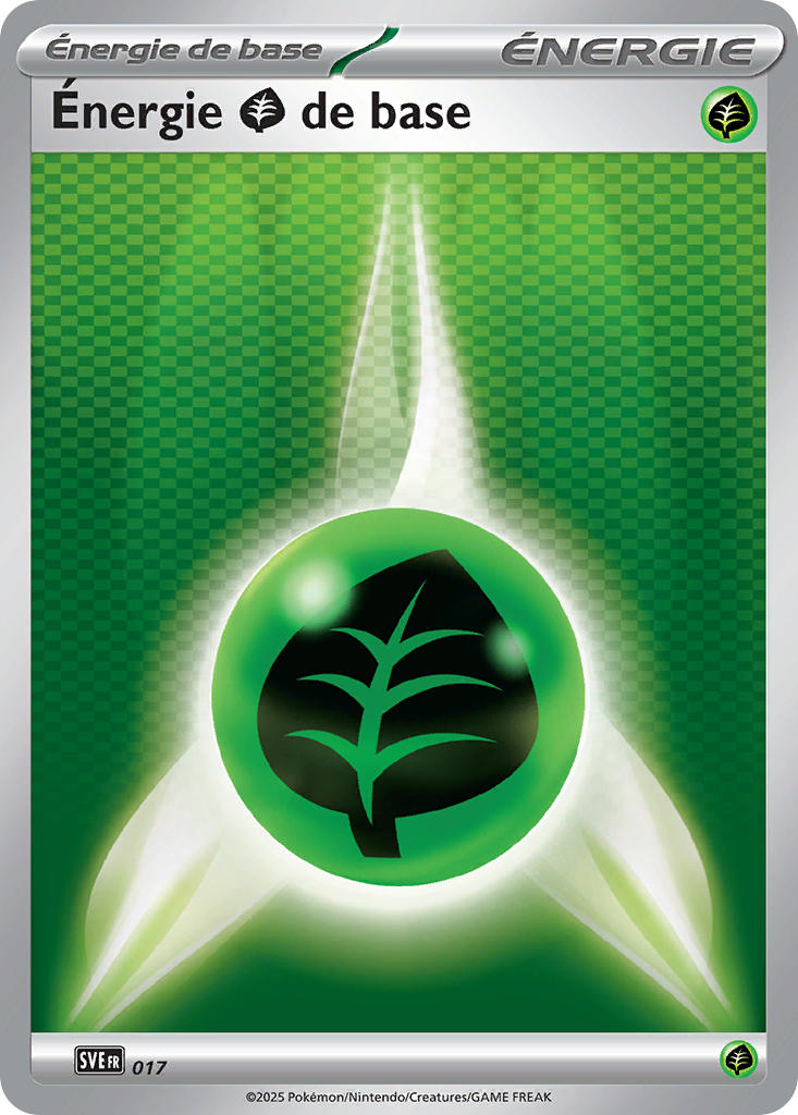 Carte Pokémon Énergie Plante — Écarlate et Violet