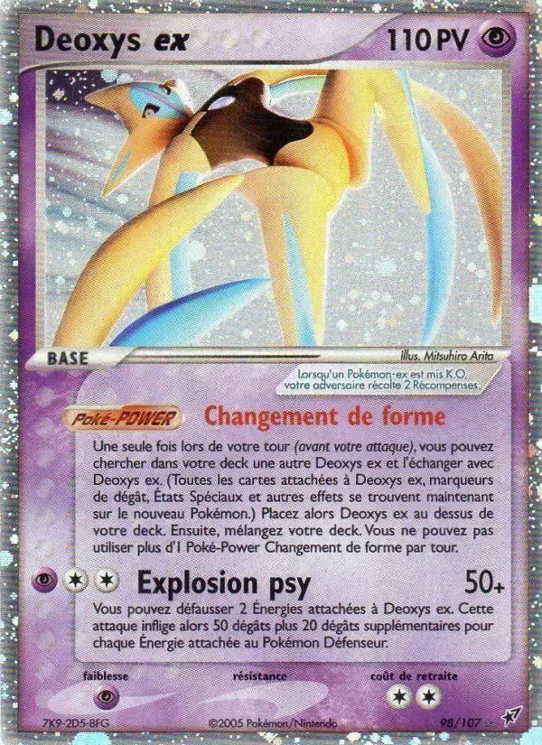 Carte Deoxys ex