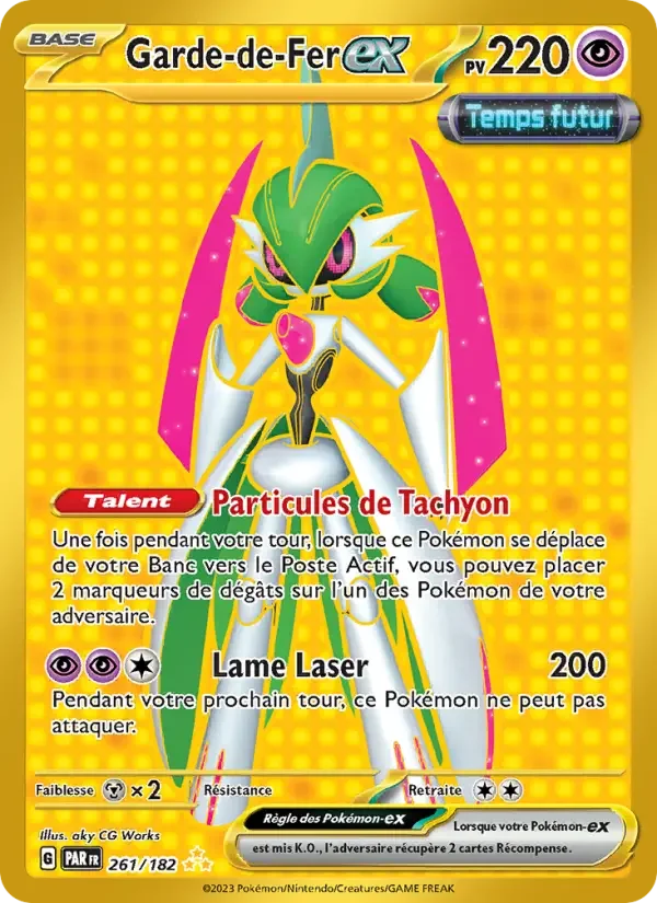Carte Pokémon Garde-de-Fer-ex — Faille Paradoxe