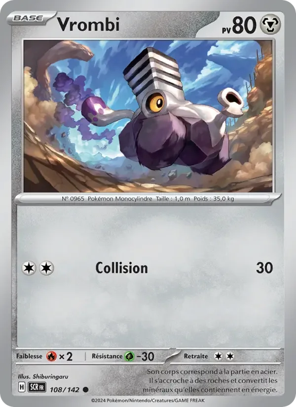 Carte Pokémon Vrombi — Couronne Stellaire