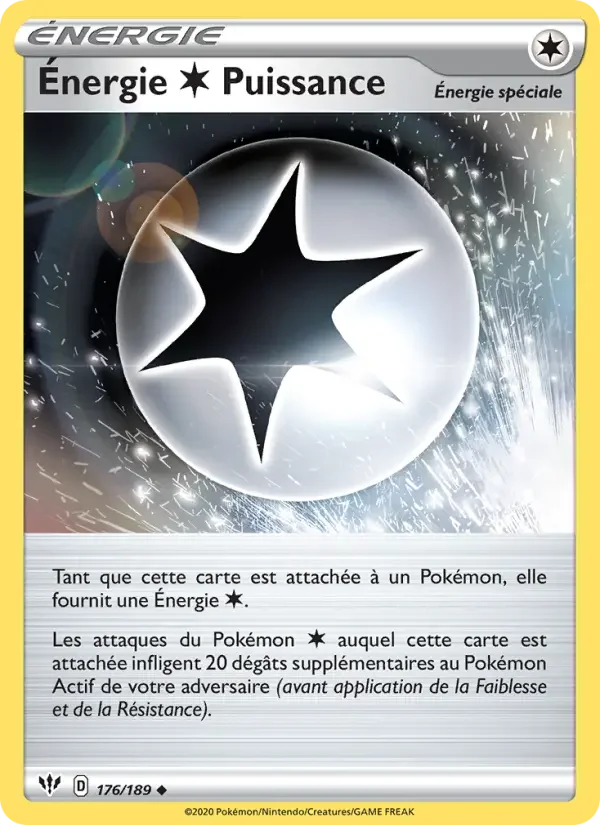 Carte Pokémon Énergie Colorless Puissance — Ténèbres Embrasées