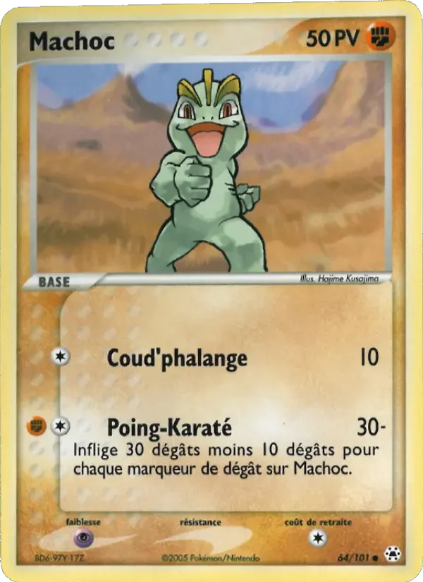 Carte Pokémon Machoc — Légendes Oubliées