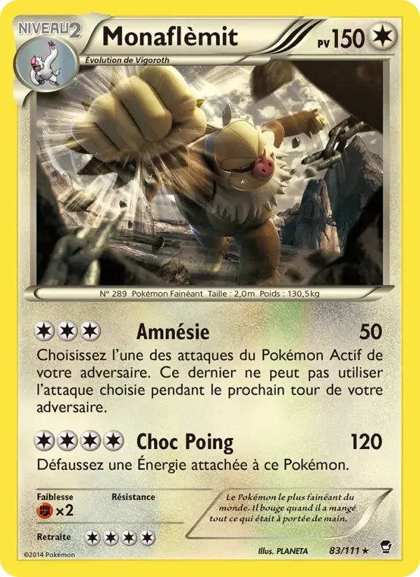 Carte Pokémon Monaflèmit — Poings Furieux