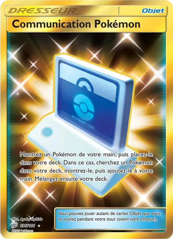 Carte Communication Pokémon