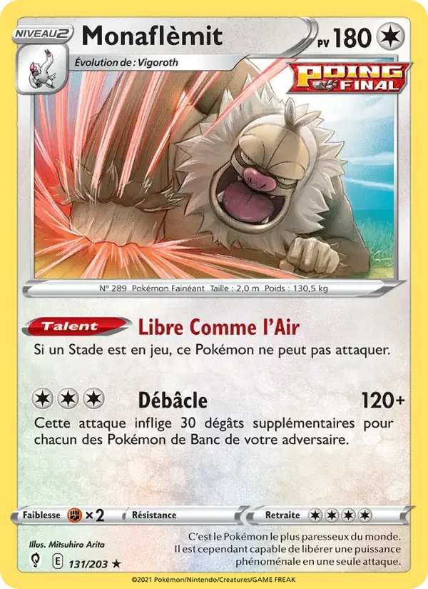 Carte Pokémon Monaflèmit — Évolution Céleste