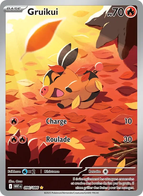 Carte Pokémon Gruikui — Flamme Blanche
