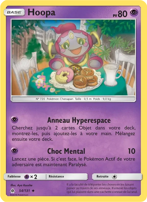 Carte Pokémon Hoopa — Lumière Interdite