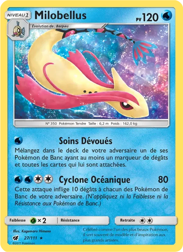 Carte Pokémon Milobellus — Invasion Carmin