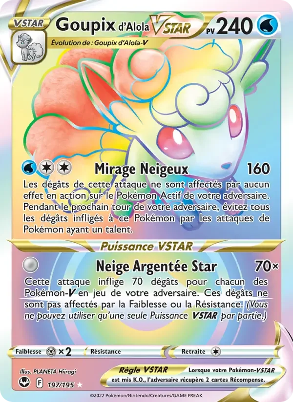 Carte Goupix d'Alola VSTAR
