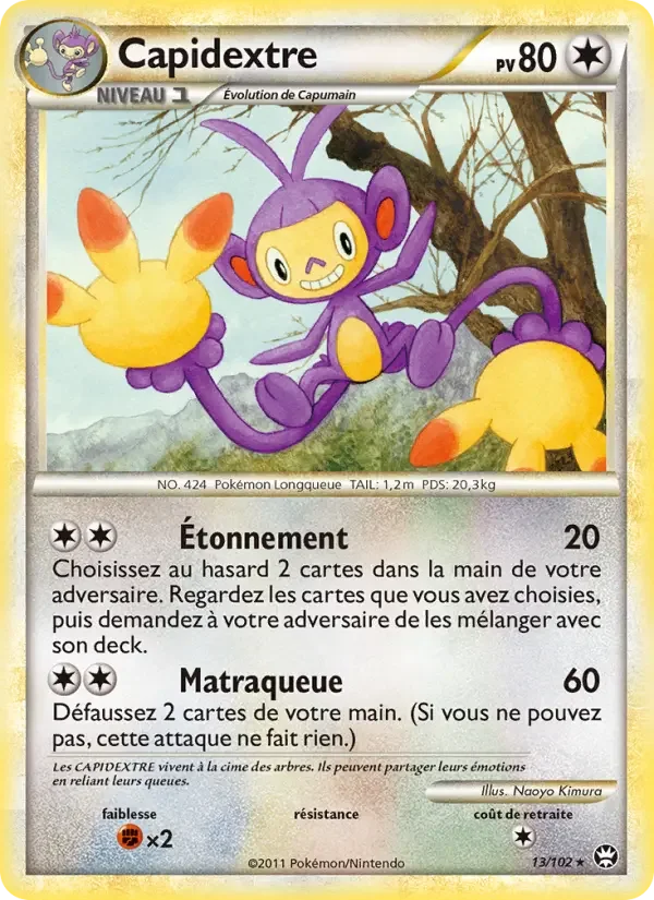 Carte Pokémon Capidextre — Triomphe