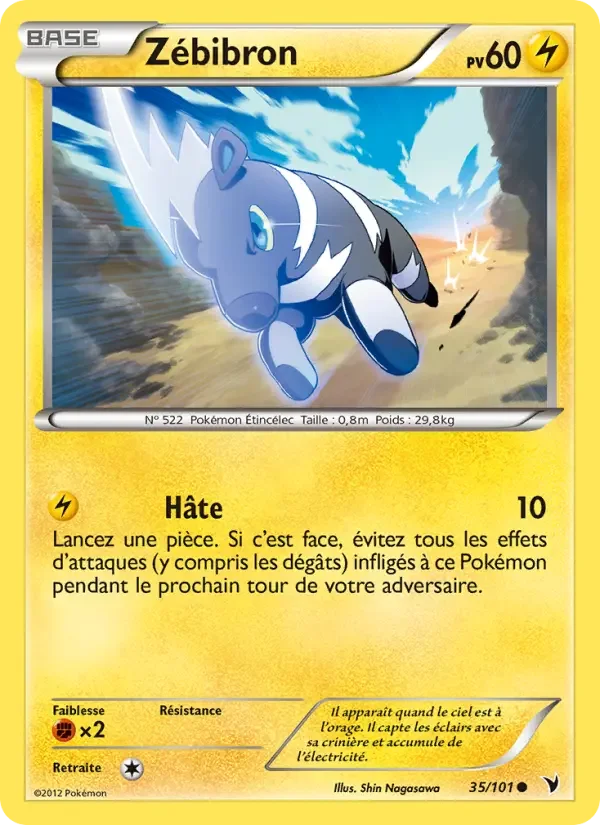 Carte Pokémon Zébibron — Nobles Victoires