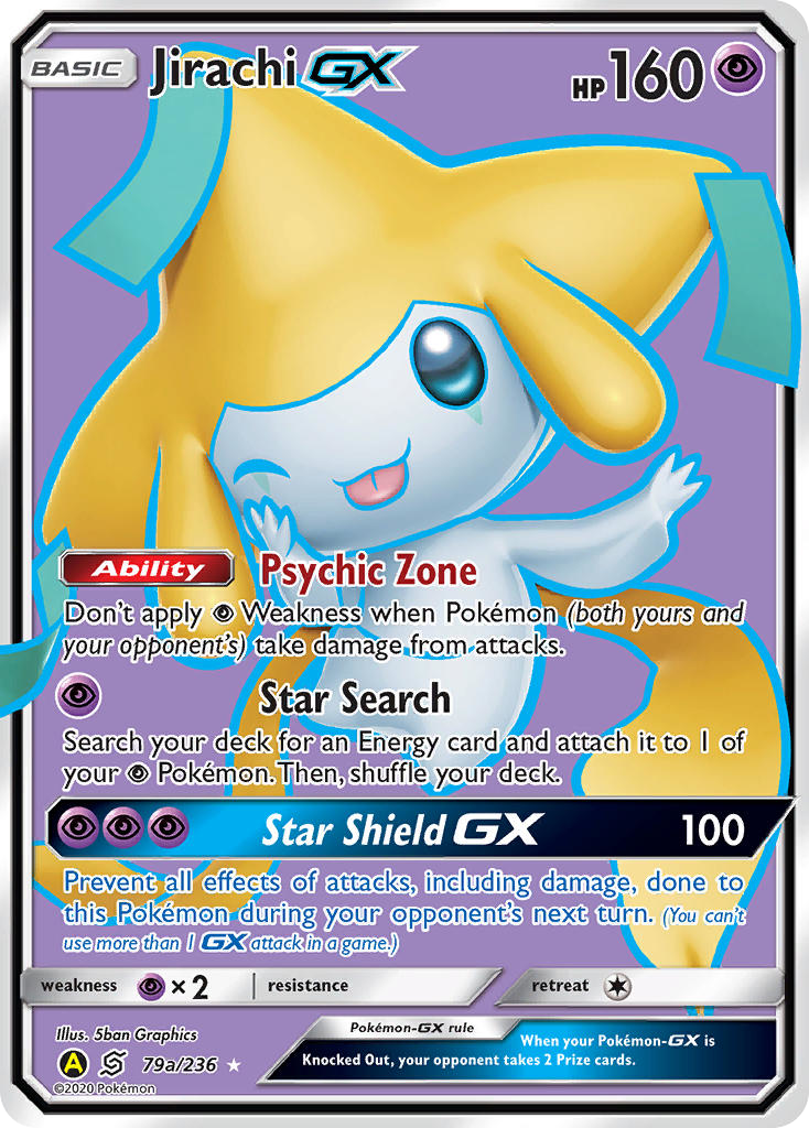 Carte Pokémon Jirachi-GX — Harmonie des Esprits