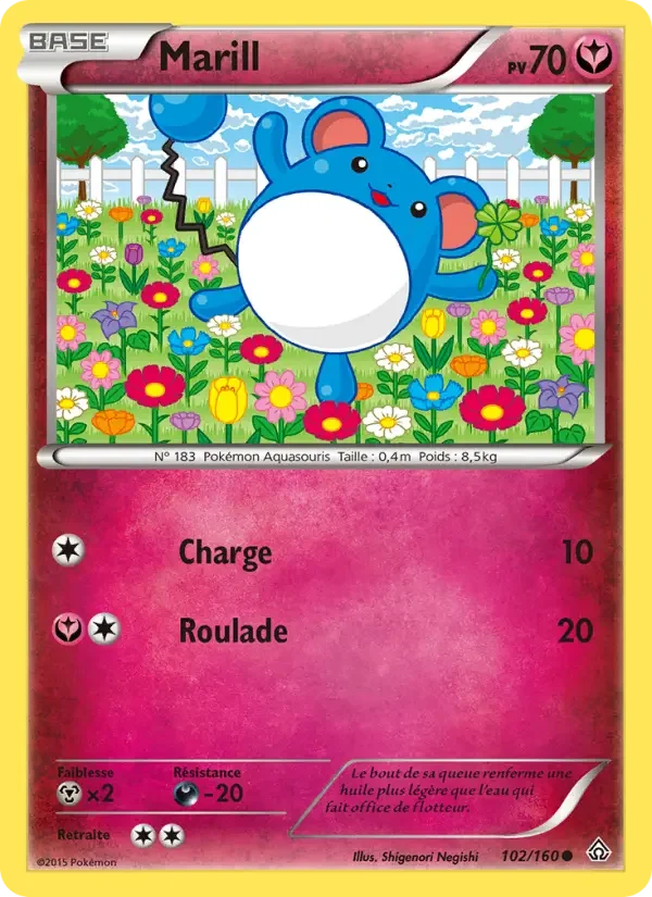 Carte Pokémon Marill — Primo-Choc