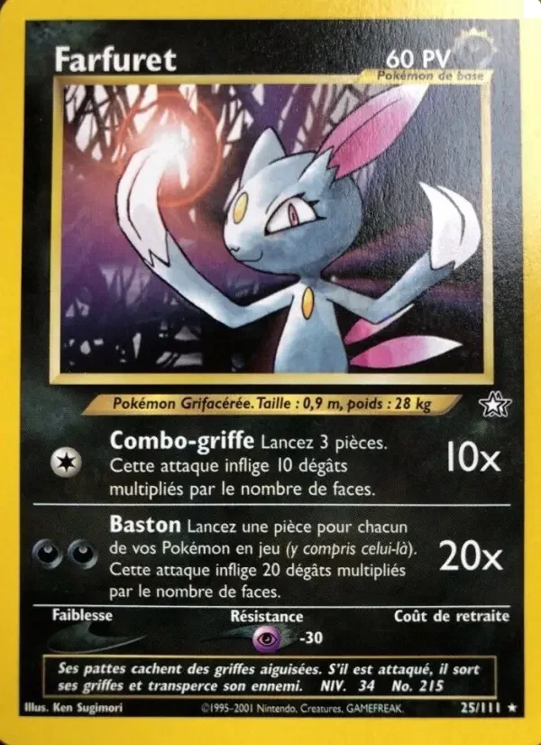 Carte Pokémon Farfuret — Neo Genesis
