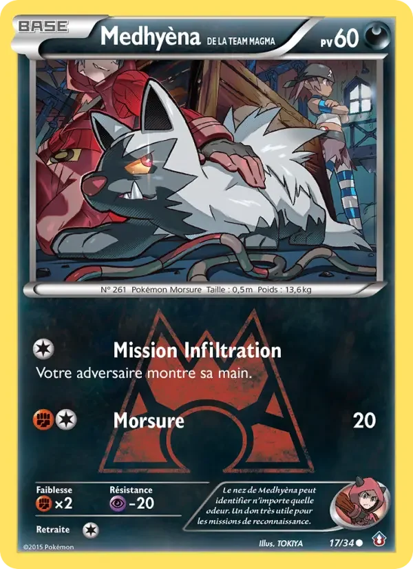 Carte Medhyèna de la Team Magma