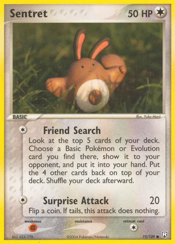 Carte Pokémon Fouinette — EX Team Rocket Returns
