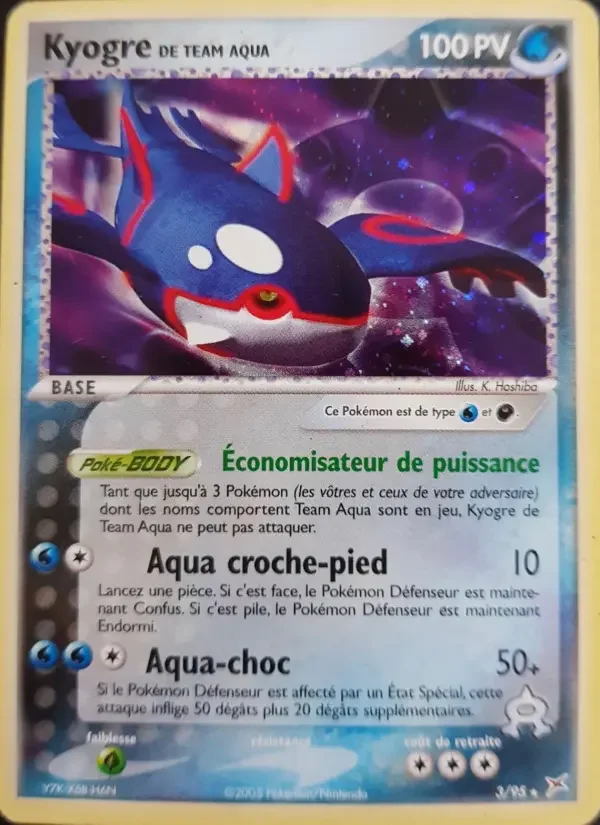 Carte Kyogre de Team Aqua
