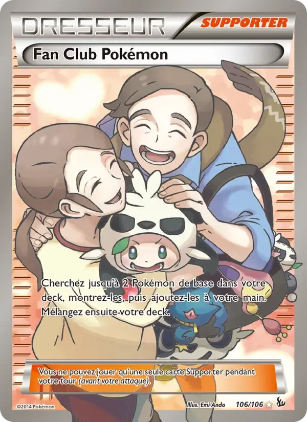 Carte Fan Club Pokémon
