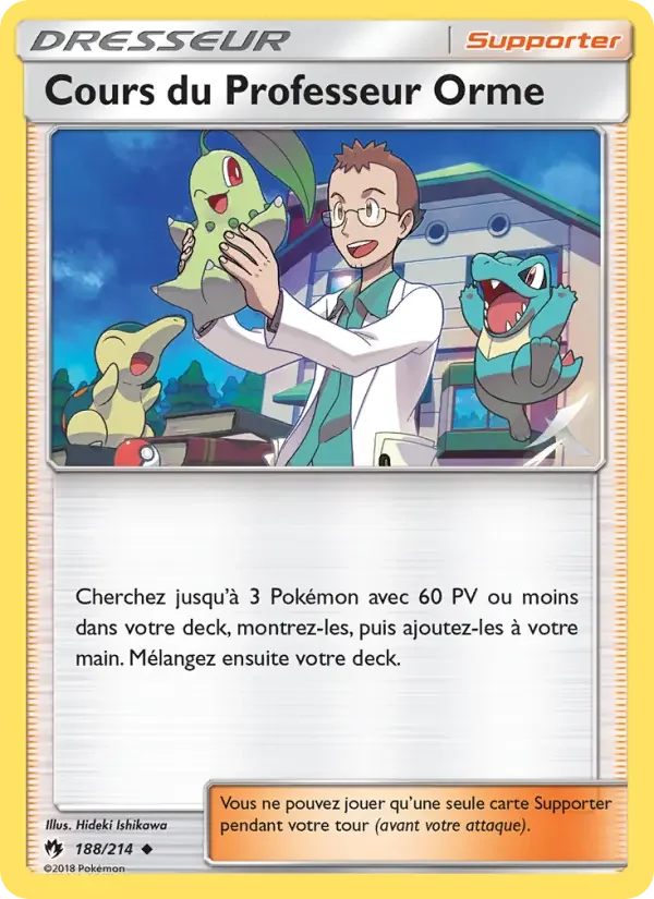 Carte Cours du Professeur Orme