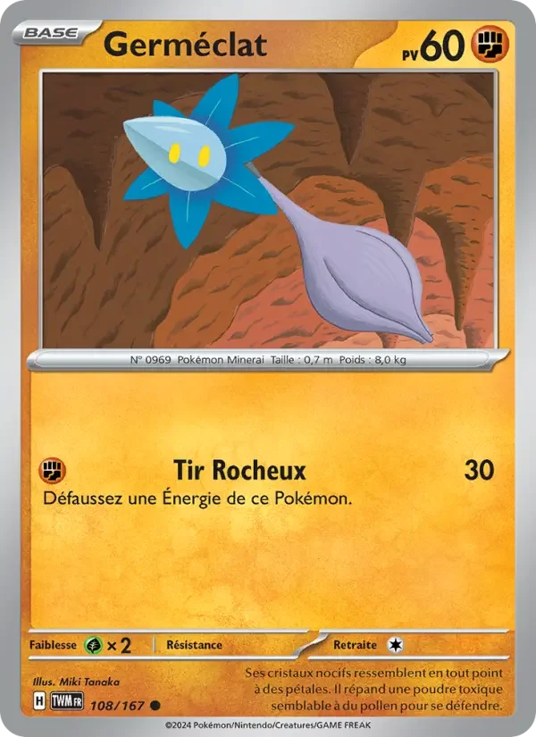 Carte Pokémon Germéclat — Mascarade Crépusculaire