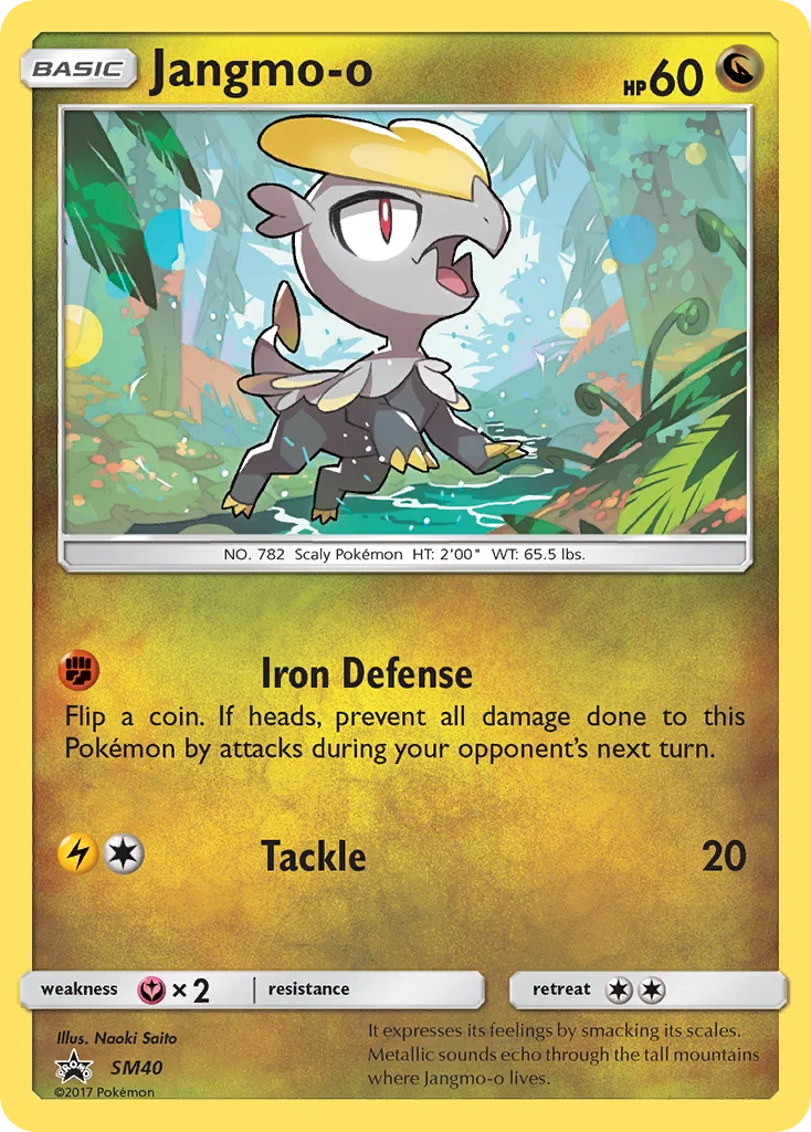 Carte Pokémon Jangmo-o — Promos Soleil et Lune