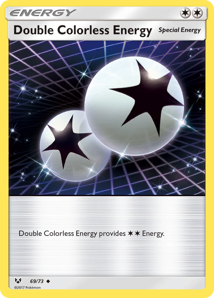 Carte Double Énergie Incolore