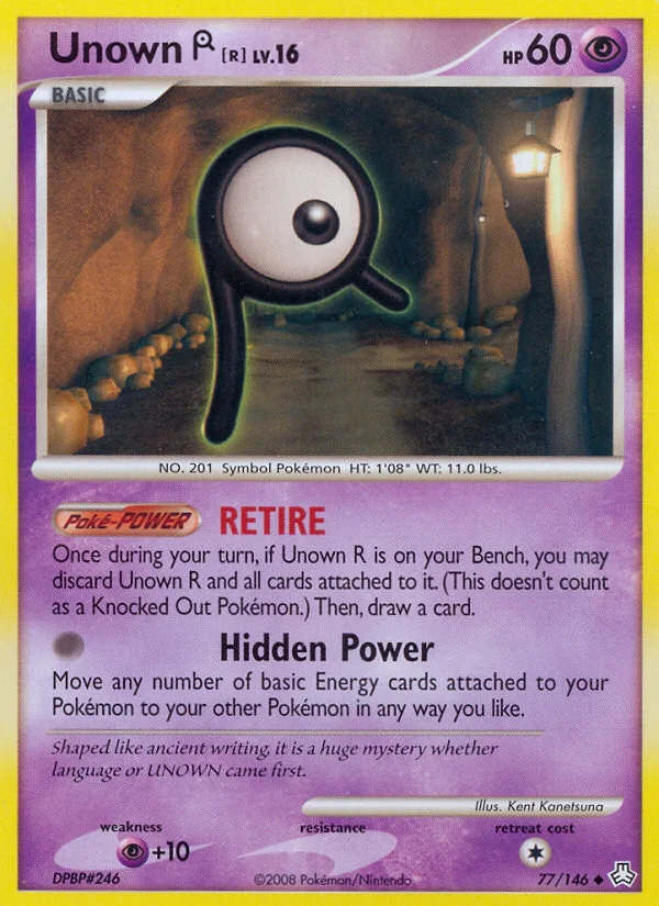Carte Pokémon Zarbi R — Éveil des Légendes
