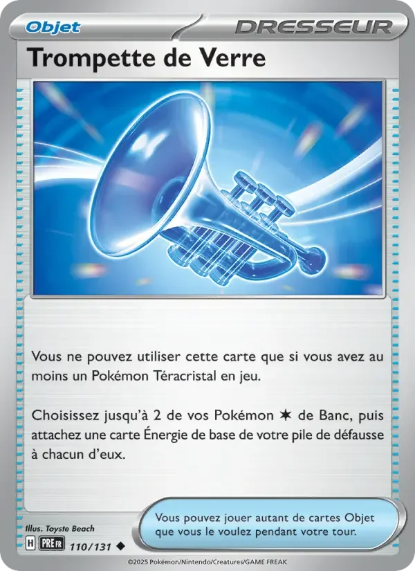 Carte Trompette de Verre