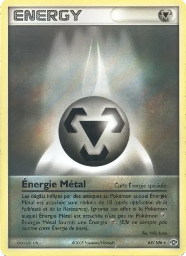 Carte Énergie Métal