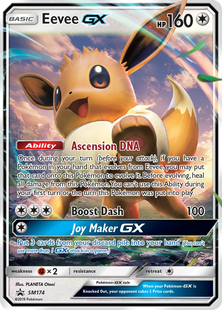 Carte Pokémon Évoli GX — Promos Soleil et Lune