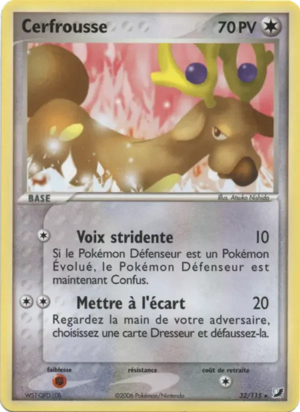 Carte Pokémon Cerfrousse — Forces Cachées
