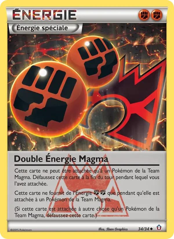 Carte Double Énergie Magma