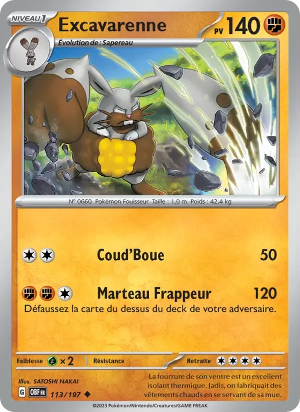 Carte Excavarenne