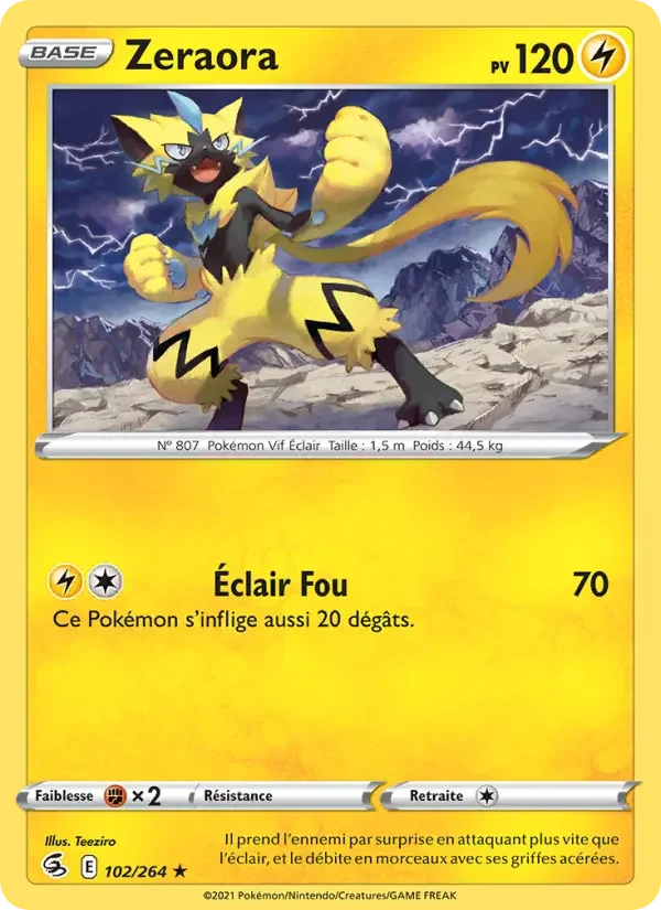 Carte Zeraora
