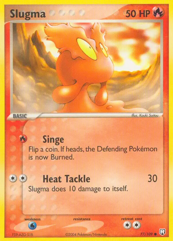 Carte Pokémon Limagma — EX Team Rocket Returns