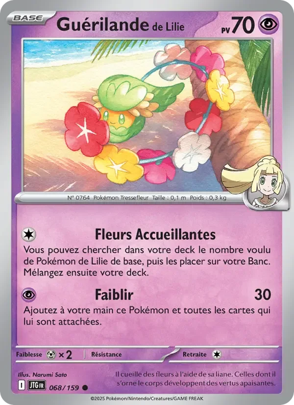 Carte Guérilande de Lilie