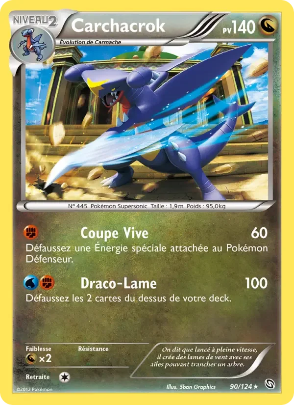 Carte Pokémon Carchacrok — Dragons Exaltés