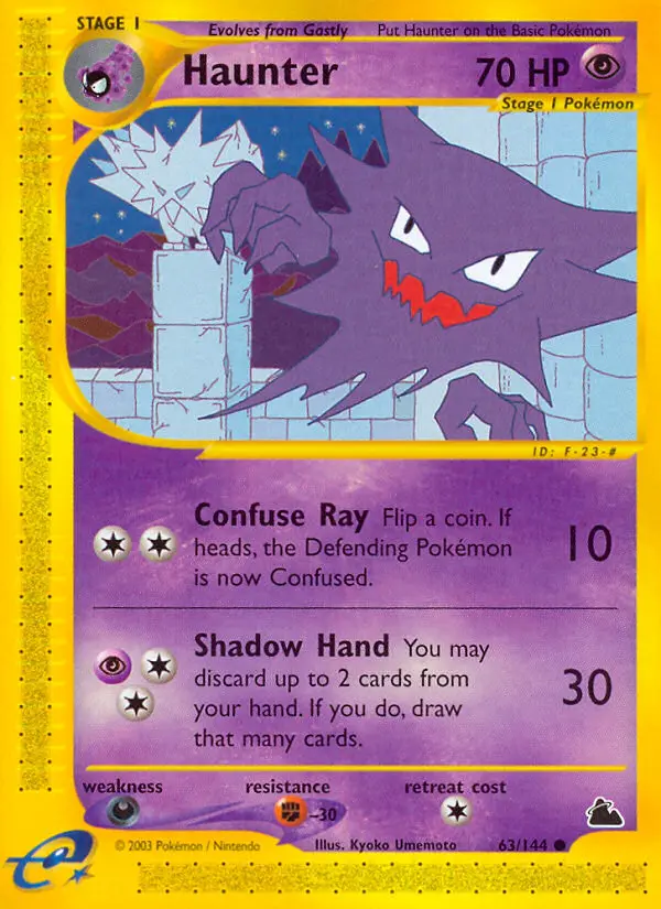 Carte Pokémon Spectrum — Skyridge