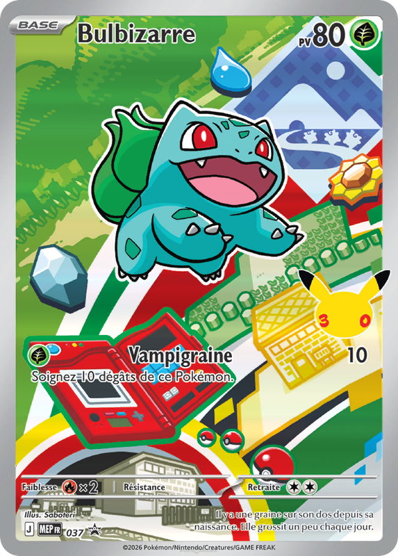 Carte Pokémon Bulbizarre — Promos Méga-Évolution