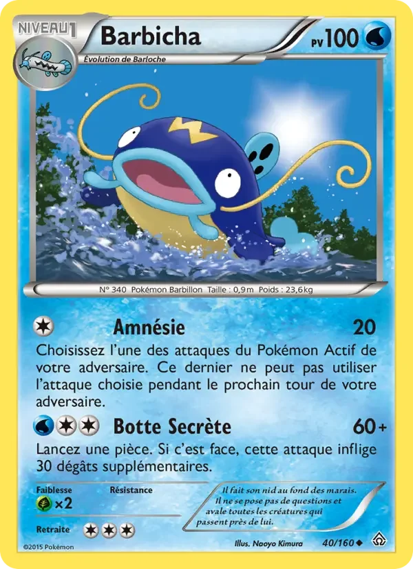Carte Pokémon Barbicha — Primo-Choc